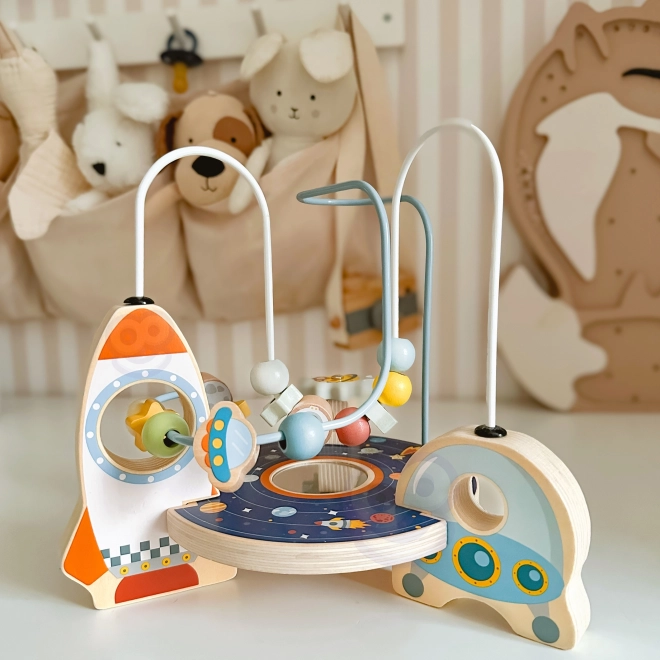 Lesena raketna zanka od Tooky Toy