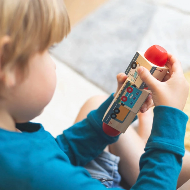 Bigjigs Toys Motorni valjček za prevoz