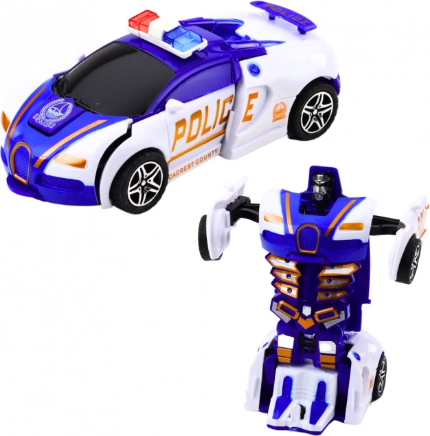 Avto Robot 2v1 Športni Policijski Avto