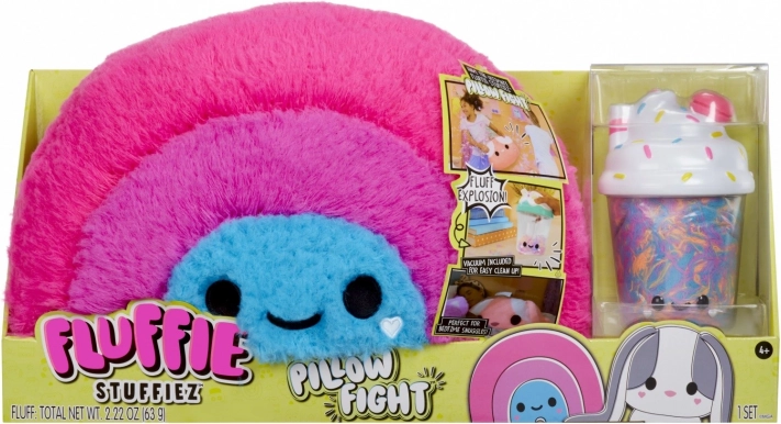 Blazina Fluffie Stuffiez Pillow Fight mavrica