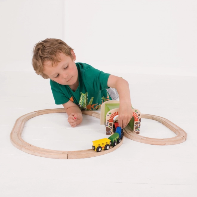 Bigjigs Rail Dvojni železniški tunel
