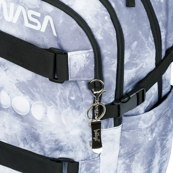 BAAGL Šolski nahrbtnik Skate NASA Grey