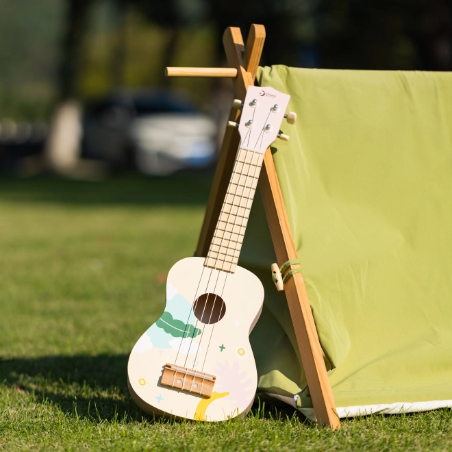 Klasični svet leseno ukulele za otroke roza