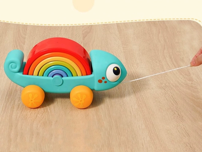 Barviti kameleon igrača montessori 18m+