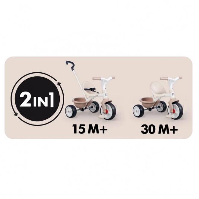 Tricikel za otroke Be Move v bež barvi