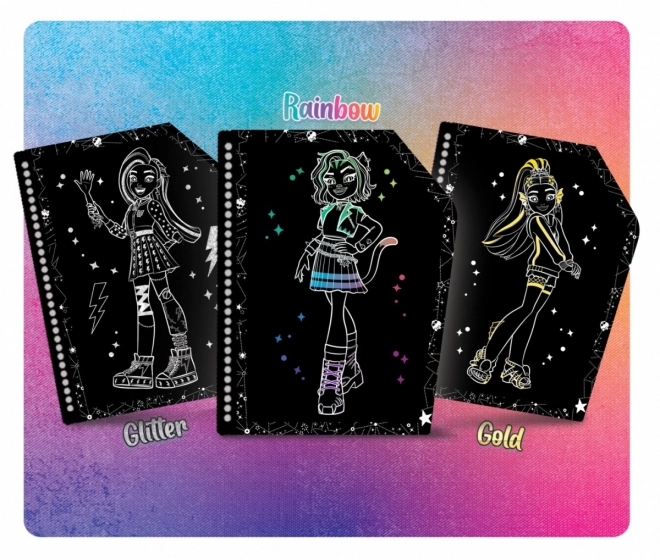 Scratch razkriti Sketchbook Scratch razkriti Monster High Forever Friends