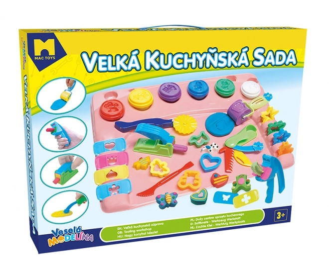 Velik komplet za kuhinjo s podlogo