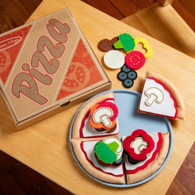 Pizza set iz klobučevine Melissa & Doug