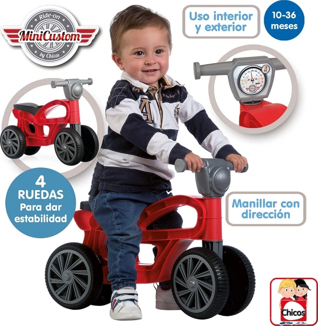 CHICOS Mini Custom poganjalec rdeč