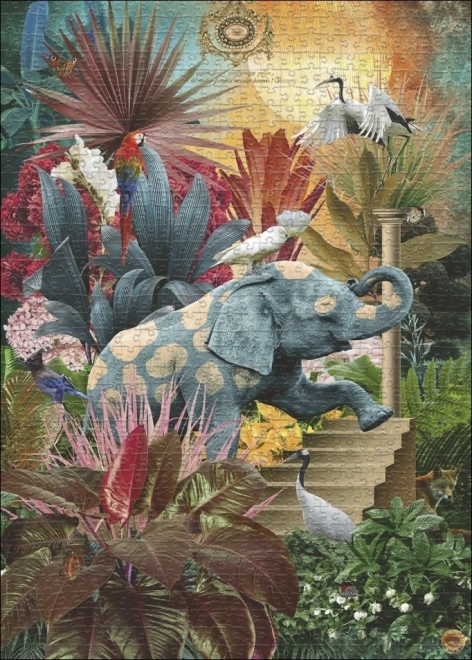 Sestavljanka HEYE Fauna Fantasies: Slonje fantazije 1000 koščkov