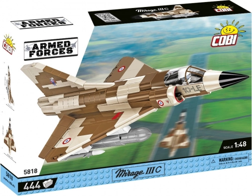 Stavebnica COBI Armed Forces – Mirage IIIC 1:48, 444 delov