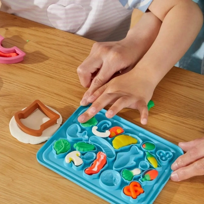 Play-Doh Začetni Set Mali Kuhar in Učenje Rezanja