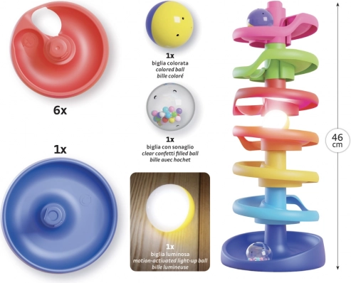 Spiralni stolp za kroglice Brightball