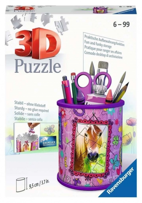 RAVENSBURGER 3D sestavljanka stojalo: Konj 54 kosov