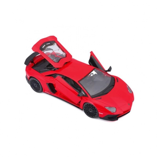Bburago Lamborghini Aventador SV Coupe 1:24 rdeč