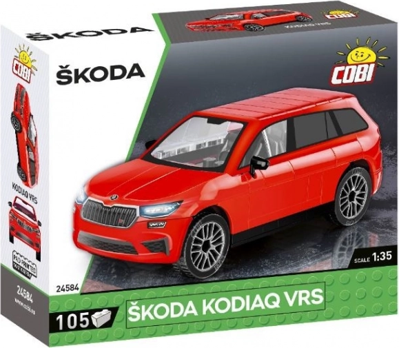 Konstrukcijski set avto Škoda Kodiaq vRS 1:35 od COBI
