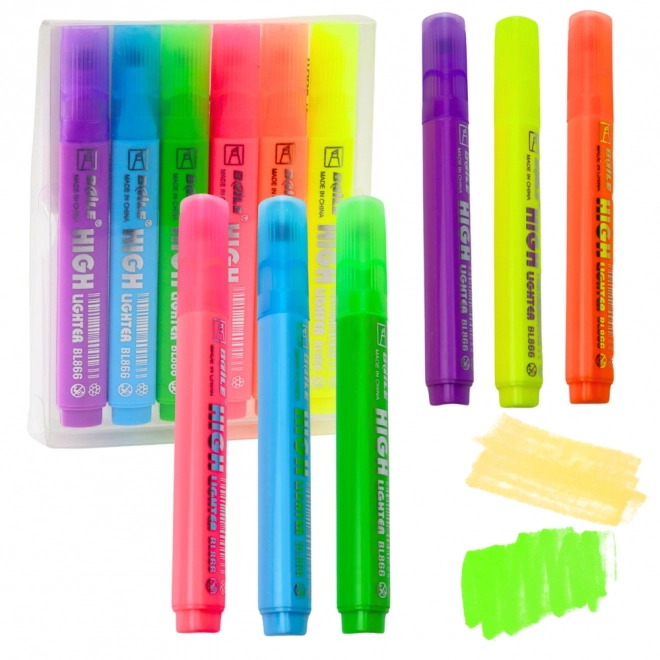 Set neonskih označevalcev 6 kosov