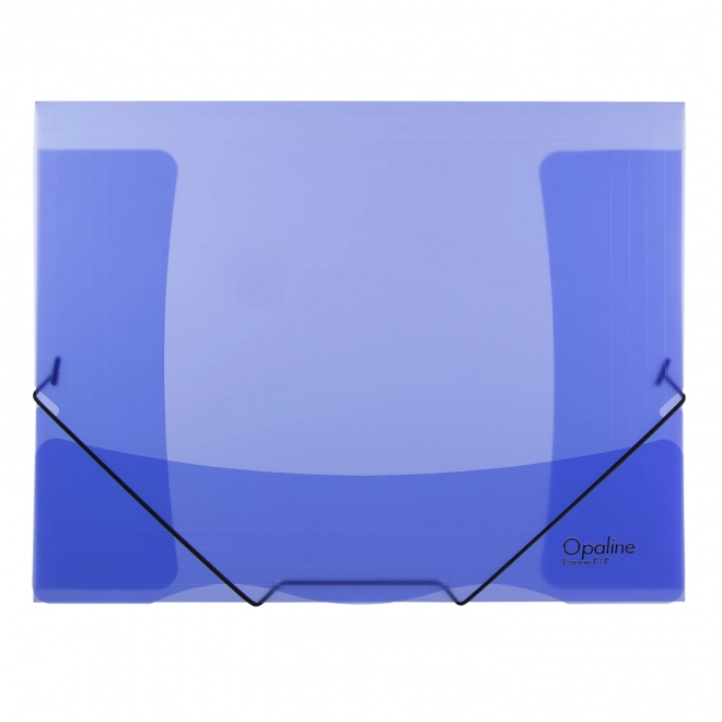 Mapa z elastiko Opaline modra