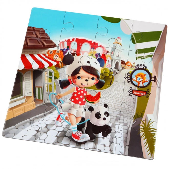 Puzzlika Srečne zgodbe 3 v 1 otroška sestavljanka