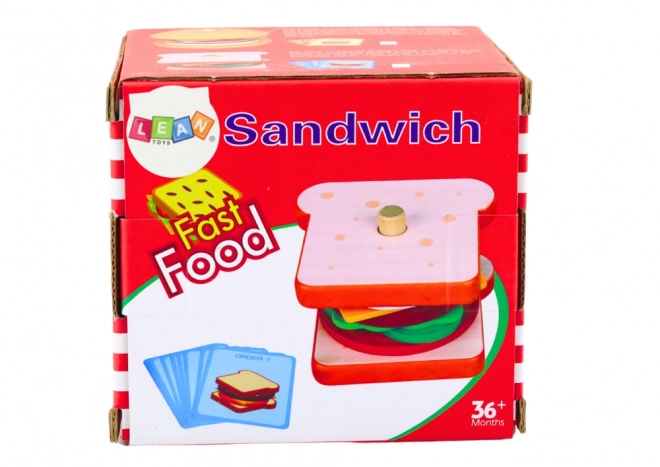 Lesene karte za sendviče 8 El Recipe Cards 10 kos