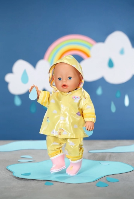 BABY born De Luxe komplet za dež za lutke 43 cm