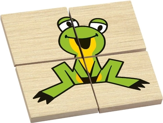 Veliki in varni koščki 4 × 4 × 0,6 cm