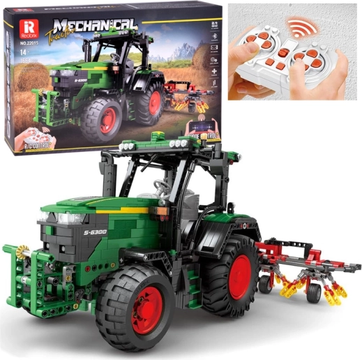 komplet daljinsko voden traktor z branami, 1664 kosov