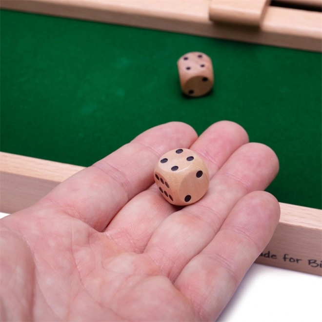 lesena igra Shut the Box BIGJIGS TOYS