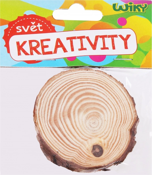 Leseni krog 6–7 × 0,5 cm, komplet 2 kosa