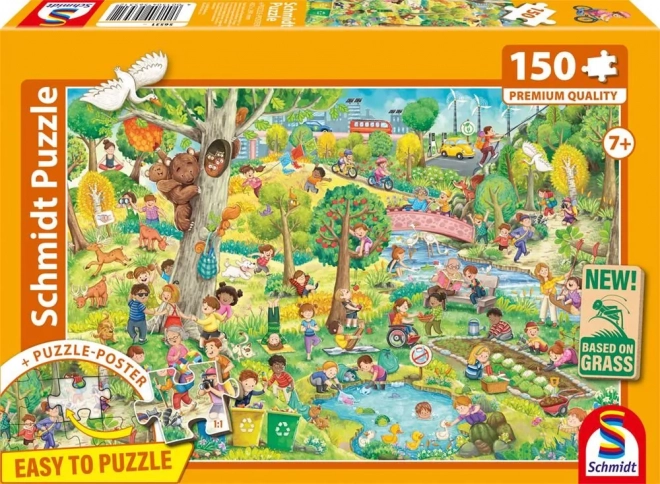 Puzzle Vesela planeta 150 koščkov