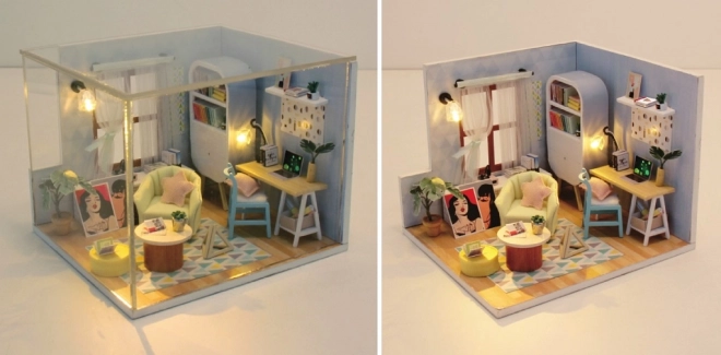 Dvejeti miniatura hišica Udobni pribežek Cink-Cink