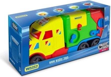 Magic Truck Basic – otroški smetarski komplet s kontejnerjem in koši