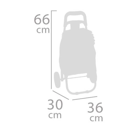 DeCuevas 52089 Zložljiva potovalna torba na kolescih 2021 - modra
