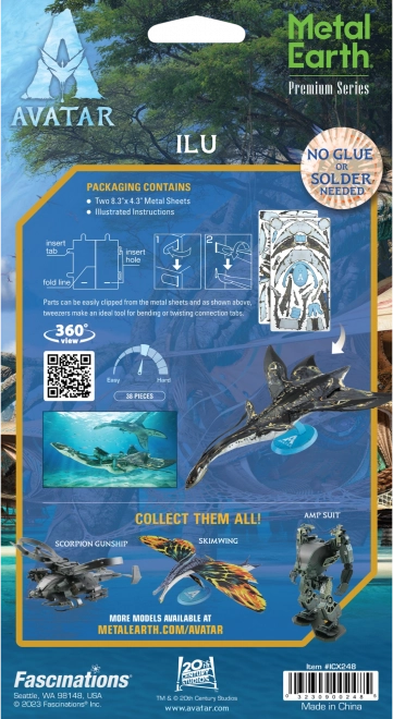 METAL EARTH 3D sestavljanka Premium Series: Avatar Ilu