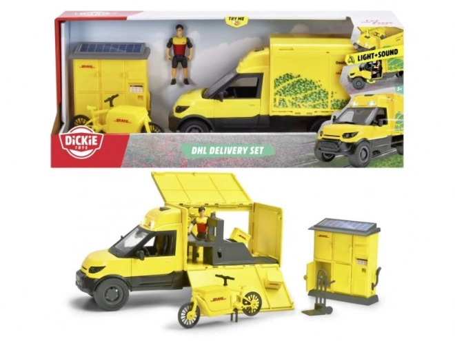 Set z vozilom DHL 25 cm City