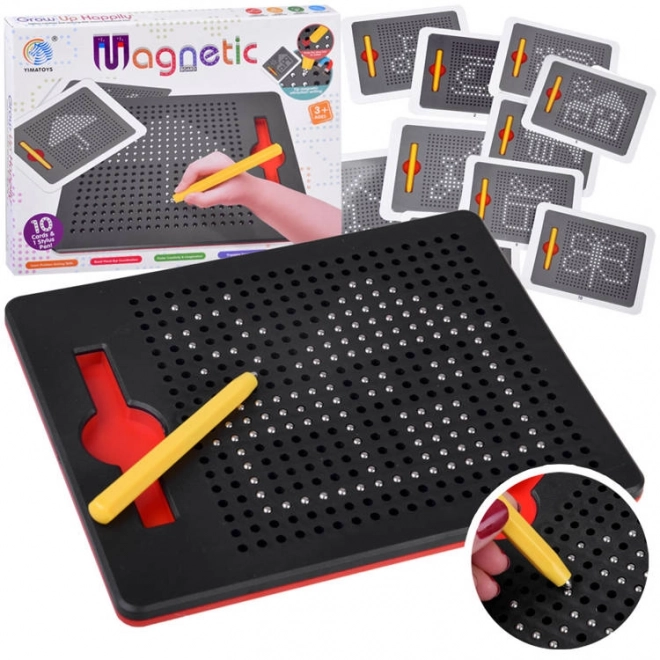 Kreativna tabla z magnetnimi kroglicami