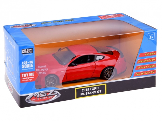 Kovinski model Ford Mustang GT 2018