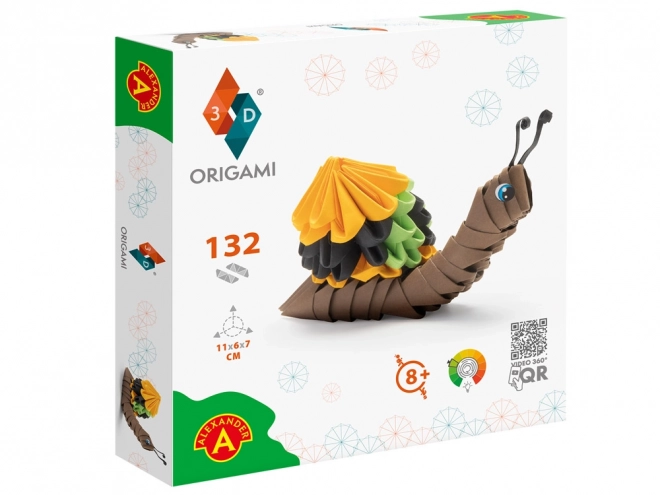 Alexander kreativni 3D origami polž