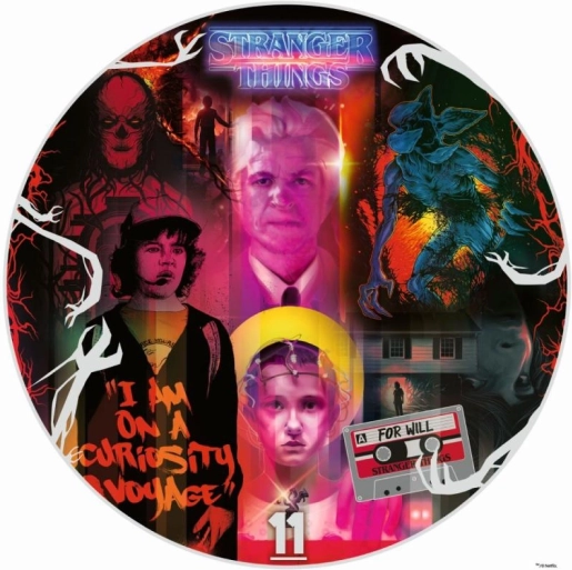 Okrogla sestavljanka Stranger Things, 500 koščkov
