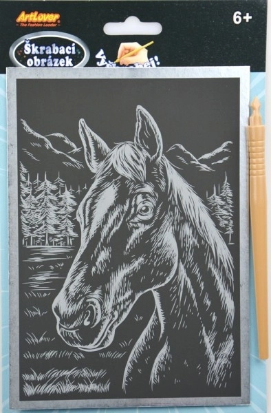 Srebrna praskanka 14x22cm