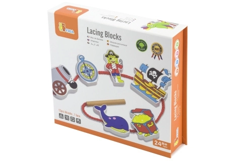 lesene natikajoče kocke pirat