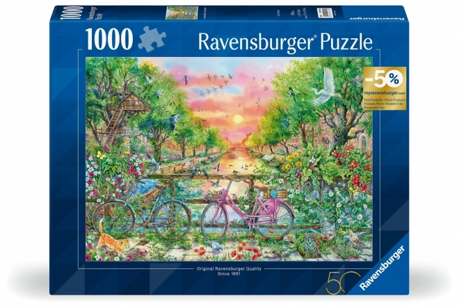 RAVENSBURGER Sestavljanka Kolo v Amsterdamu 1000 delov