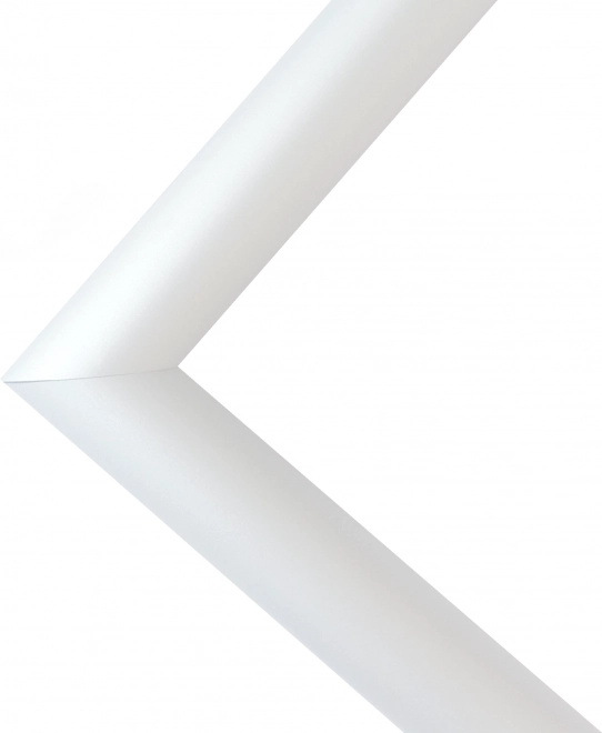 Beli plastični okvir 15x10cm