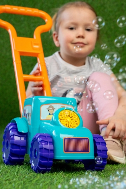 Traktor za mehurčke Fru Blu s kompletom in raztopino 0,4l