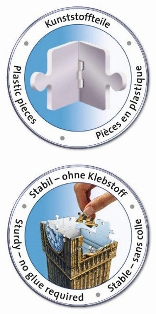 Ravensburger 3D sestavljanka Big Ben London 216 delov