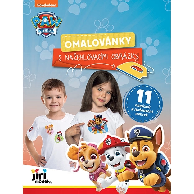 Pobarvanka z nalepkami za likanje TAČKE NA PATRULJI