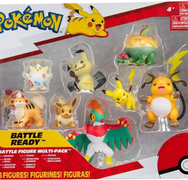 Komplet 8 Pokémonovih figuric