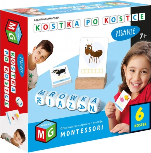Igra s kockami - pisanje 6 kock GR0645