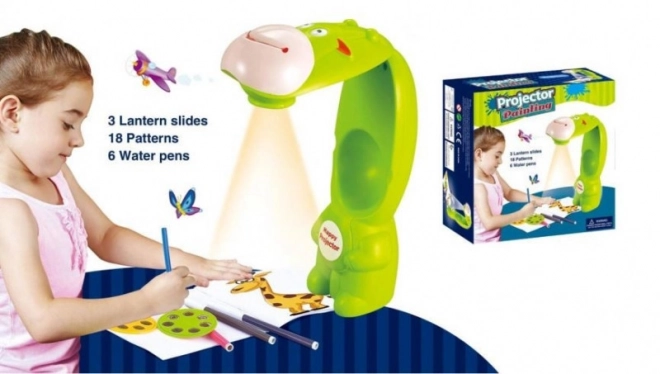Miza s projektorjem
