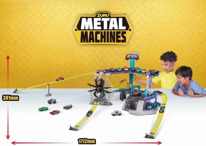 Steza za avtomobile ZURU Metal Machines: Napad Pajka